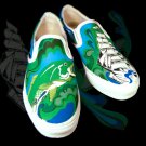 Custom Hand Painted Vans Shoes *Mens Sizes* /// Forbidden Seas by Yourkicks.com