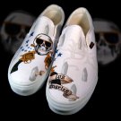 Custom Hand Painted Vans Shoes *Mens Sizes* /// Los Angeles Stars by Yourkicks.com