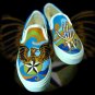 Custom Hand Painted Vans Shoes *Mens Sizes* /// Sink or Swim by Yourkicks.com