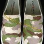 Custom Hand Painted Vans Slip on Shoes For Men - "The Camouflage"