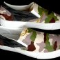 Custom Hand Painted Vans Slip on Shoes For Men - "The Camouflage"