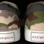 Custom Hand Painted Vans Slip on Shoes For Men - "The Camouflage"