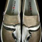 Custom Sneaker Shoes Hand-Painted Vans Slip ons - "The Longhorn"