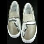 Custom Sneaker Shoes Hand-Painted Vans Slip ons - "The Longhorn"