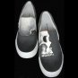 Hand Painted Slip on Shoe Sneakers for Men - all sizes - "The Hominid" Sneakers
