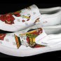 Hand Painted Shoes : Custom Vans Slip-ons Sneakers For Men - "The Victorious King"