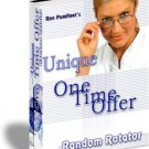Unique One Time Offer Random Rotator