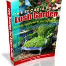 The Secrets For A Lush Garden