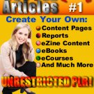 500 New PLR Articles Pack #1