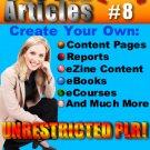 500 New PLR Articles Pack #8