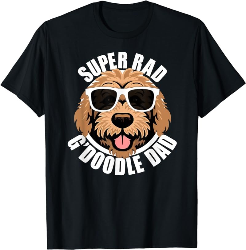 Mens Goldendoodle Dad Funny Father’s Day Doodle Dog Dad Men’s T-Shirt