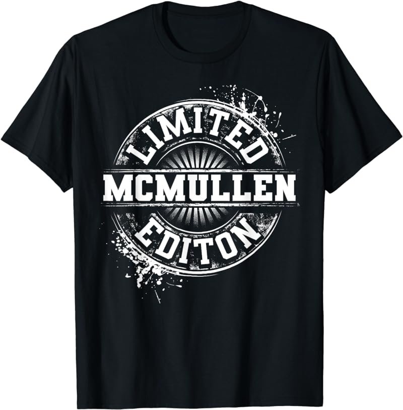 MCMULLEN Funny Surname Family Tree Birthday Reunion Gift T-Shirt