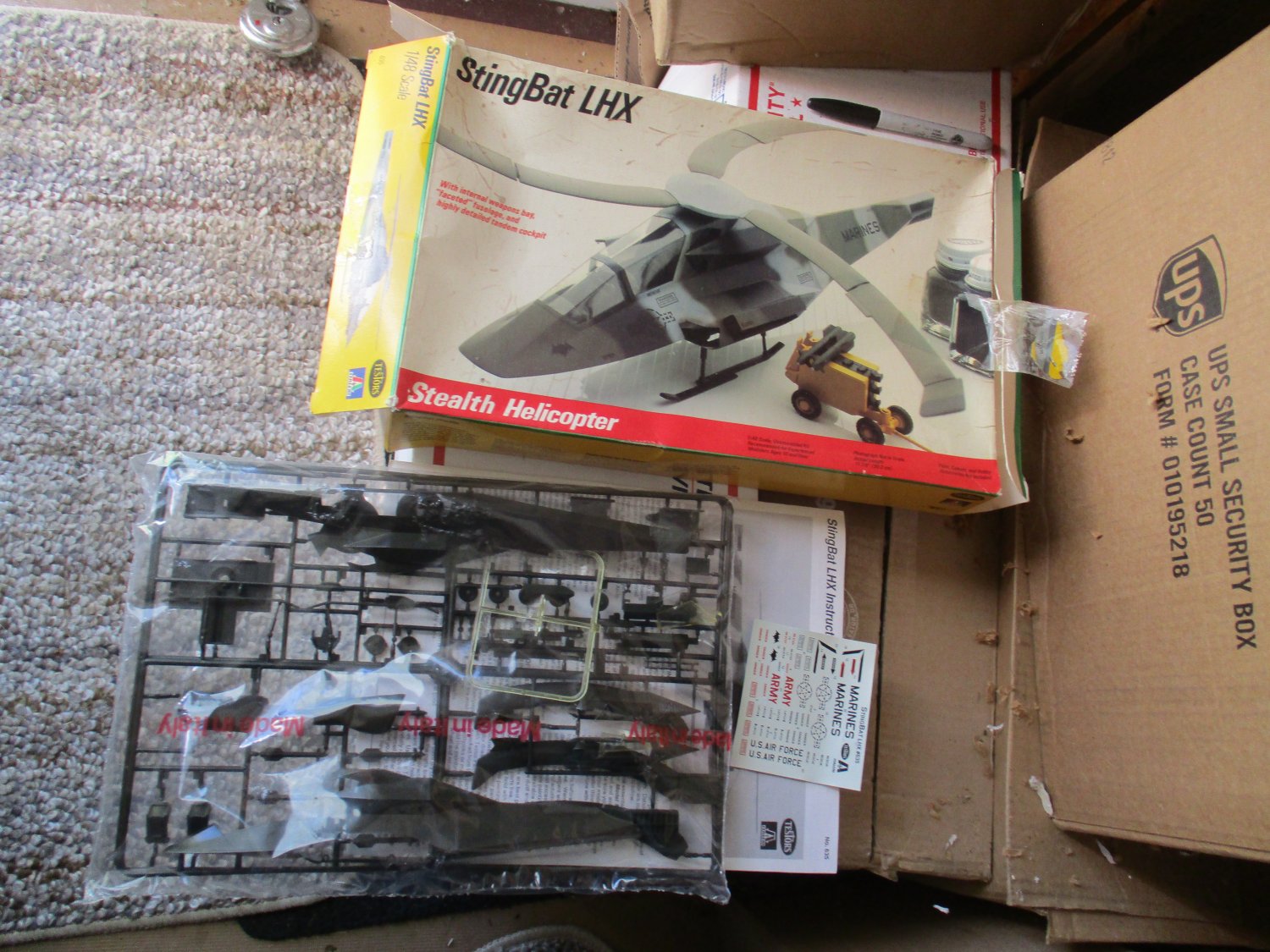 TESTORS STINGBAT LHX HELICOPTER 1/48 SCALE