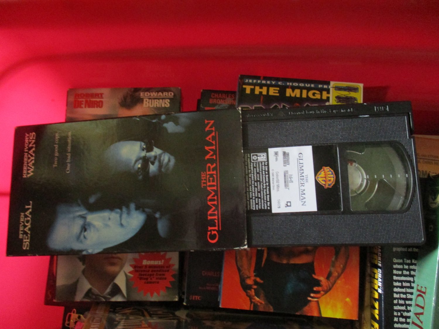 The Glimmer Man VHS Steven Seagal