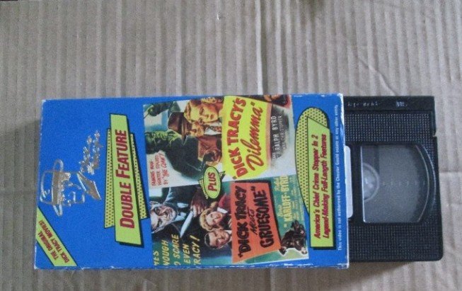 Double Feature Dick Tracy Meets Gruesome & Dick Tracy Dilemma VHS