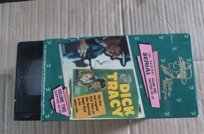Dick Tracy The Original Serial Volume Two Chapters VIII-XV VHS