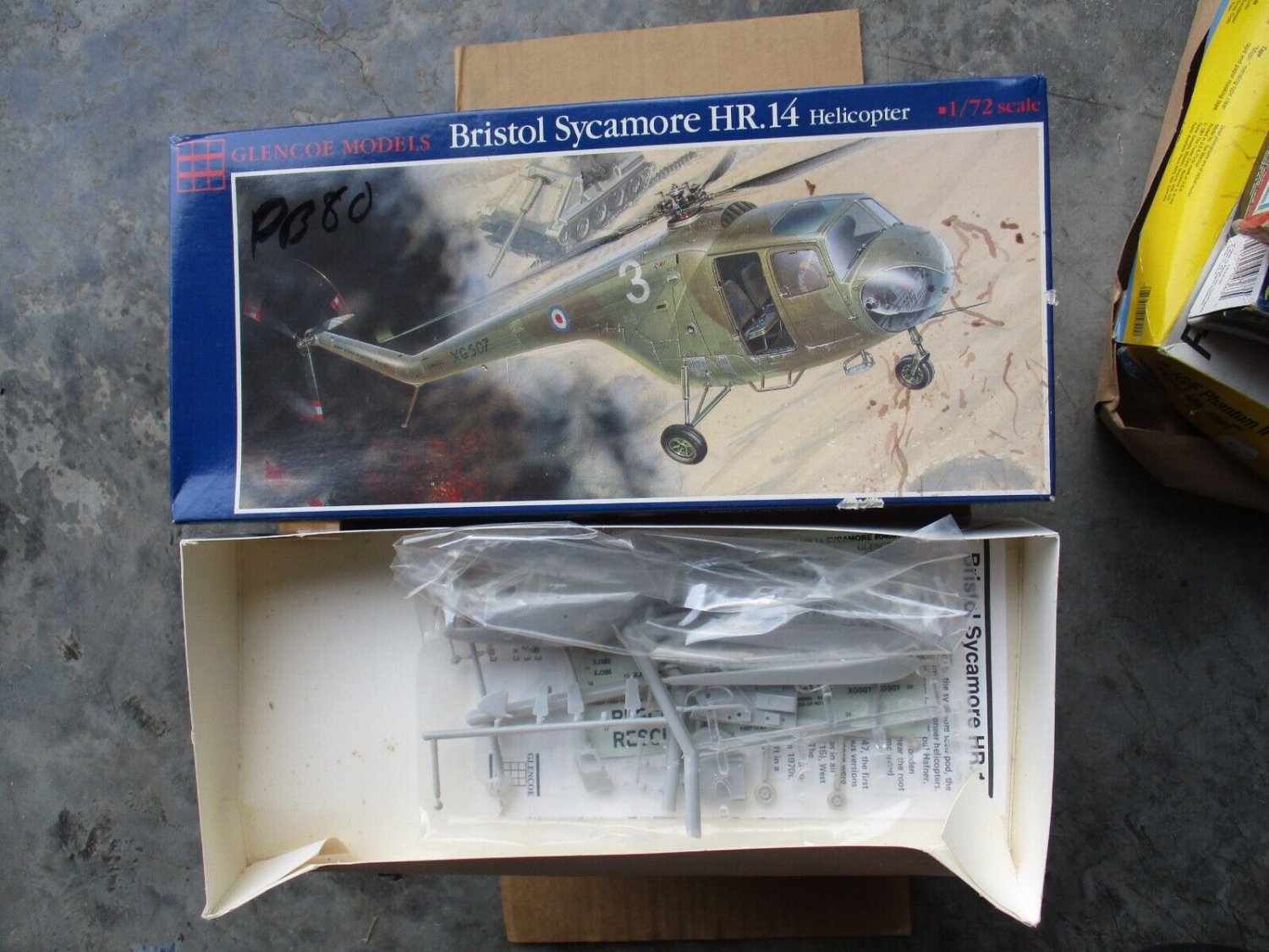 Glencoe Models Bristol Sycamore MK.51 Helicopter 1/72 Scale