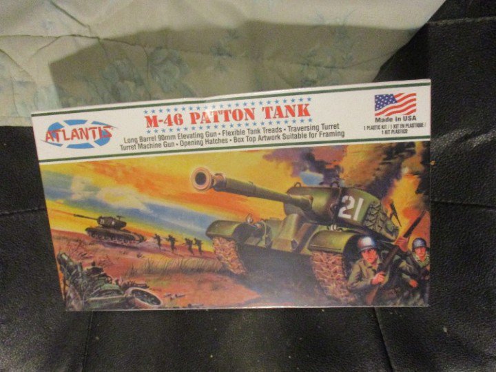 ATLANTIS M46 PATTON TANK 1/48 SCALE FACTORY SEALED