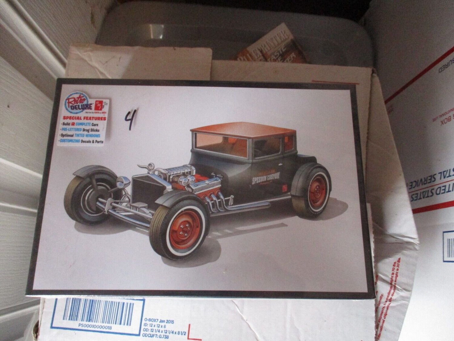 AMT CHOPPED T/25 FORD MODEL T 2 KIT IN ONE BOX 1/25 SCALE