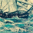 Ship in Rough Sea