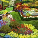 Set of 10 Artsy Floral Path Postcard