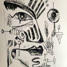 Faced in The Realm of Surreal Part Five - Ink on Paper