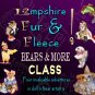 Lampshire FUR and FLEECE COMPLETE CD tutorial BEARS and MORE