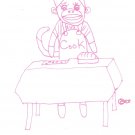  DOW Sock Monkey Pattern for Embroidery Sues Originals