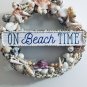 NEW HANDMADE SEASIDE OCEAN SEASHELL WREATH TURTLE BEACH WREATH