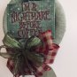 NEW HANDMADE COFFEE SHOP KITCHEN NIGHTMARE BEFORE COFFEE CHRISTMAS WREATH