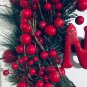 NEW HANDMADE GRAPEVINE RED BERRY NOEL CHRISTMAS WREATH