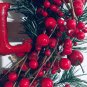 NEW HANDMADE GRAPEVINE RED BERRY NOEL CHRISTMAS WREATH