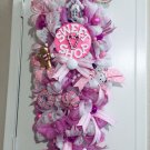NEW HANDMADE LARGE PINK CANDYLAND SWEET SHOP CHRISTMAS WREATH CHRISTMAS SWAG