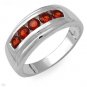  0.90ctw Genuine Garnets in 925 sterling silver