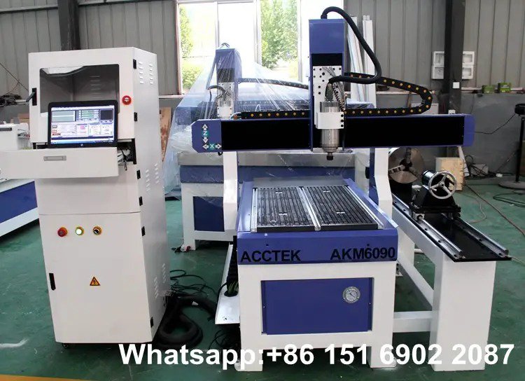 4 Axis CNC 6090 China Mini DIY Desktop Hobby CNC Router Kits For Sale
