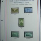 1945-46 USA MNH Stamps on page - Armed Forces Commemoratives E8616