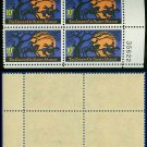 1974 USA Mint No Hinge Sc# 1548 Plt Number Blk of Four – 10c Legend of Sleepy Hollow -E1402
