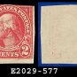 1923-25 USA USED Scott# 577 – 2c Washington – Imperforate Stamp