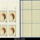1981 USA MNH Sc# 1926 Pl# Blk of 4 – 18c Edna St. Vincent Millay Poet - 1981 Commemoratives