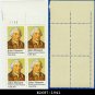 1981 USA MNH Sc# 1941 Plate# Block of Four – 20c John Hanson - 1981 Commemoratives