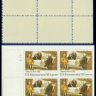1983 USA MNH Sc# 2052 Pl# Blk of 4 – 20c Signing of Treaty of Paris - 1983 Bicentennial Issue