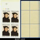 1983 USA MNH Sc# 2065 Plate# Block of Four – 20c Martin Luther - 1983 Commemoratives