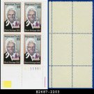 1986 USA MNH Sc# 2203 Plate# Block of Four – 22c Sojourner Truth - 1986 Black Heritage