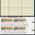 1987 USA MNH Sc# 2275 Plate# Block of Four – 22c United Way, 100 Years – 1987 Commemoratives