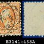 1916-17 USA USED Scott# 468 – 6c Red Orange Washington – 1916-17 Regular Issue
