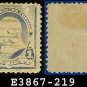 1890-93 USA USED Scott# 219 – 1c Dull Blue Franklin – 1890-93 Regular Issue