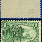 1898 USA USED Scott# 285 – 1c Marquette on the Mississippi – Trans-Mississippi Series