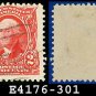 1902-03 USA USED Scott# 301 – 2c Washington 1st US President – 1902-03 Regular Series Perf 12