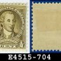 1932 USA UNUSED Scott# 704 – 1/2c Olive Brown Washington - 1932 Washington Bicentennial Issue	