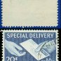 1954 USA USED E20 – 20c Blue Letter Hand to Hand - Special Delivery Issue